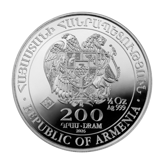 Arche Noah 2026 - Armenien 1/2 oz Silbermünze