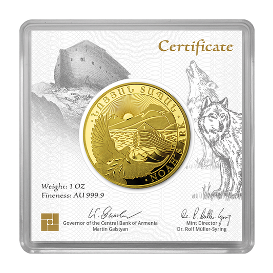 Arche Noah 2026 - Armenien 1 oz Goldmünze