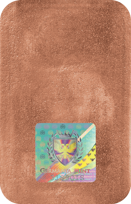 Germania Mint  5 Oz Kupferbarren 999,9 Gussbarren