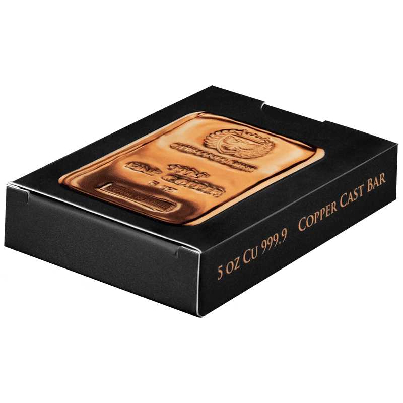Germania Mint  5 Oz Kupferbarren 999,9 Gussbarren