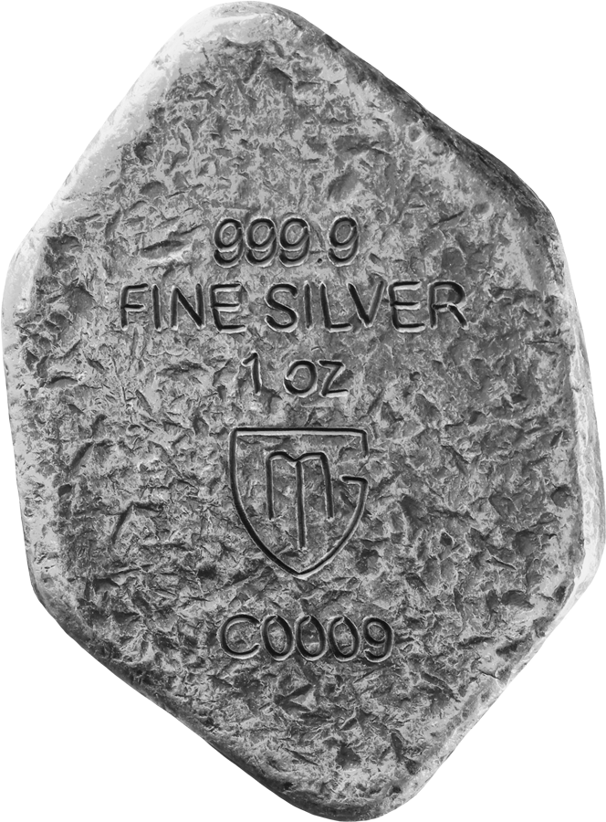MANNAZ Cast Rune 1 Oz Silber Barren 2026
