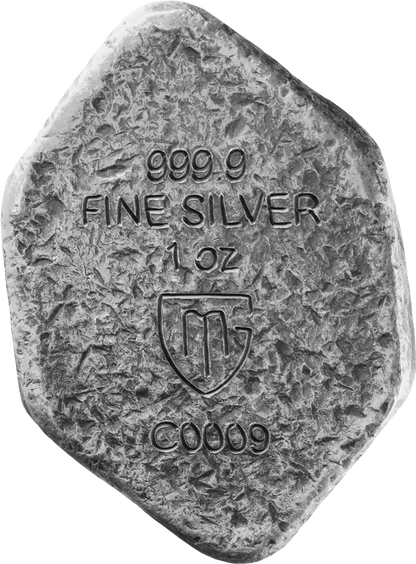 MANNAZ Cast Rune 1 Oz Silber Barren 2026