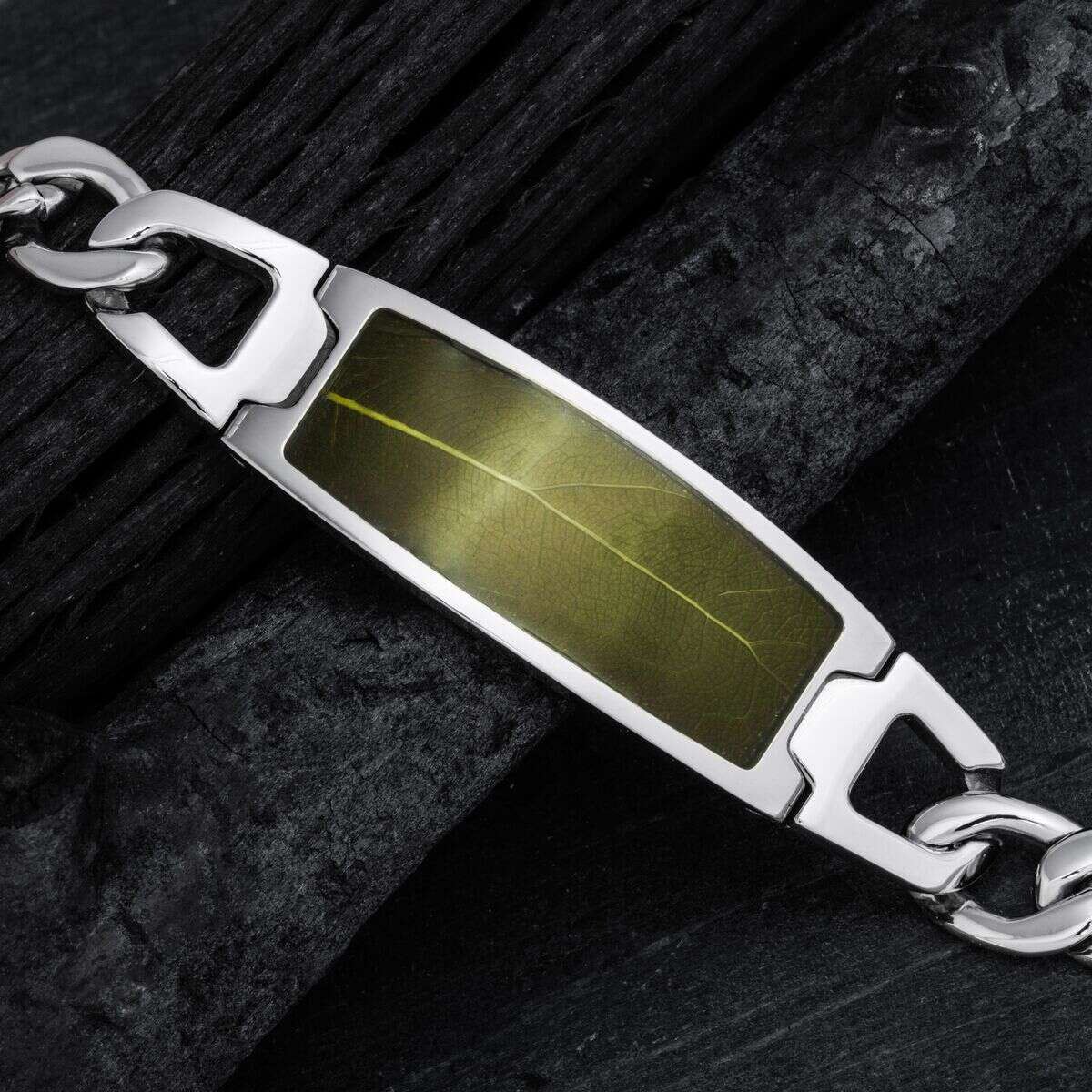 Modulus Armband (Blatt/Silber)