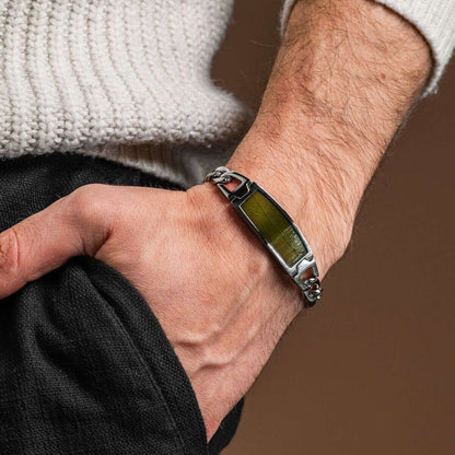 Modulus Armband (Blatt/Silber)