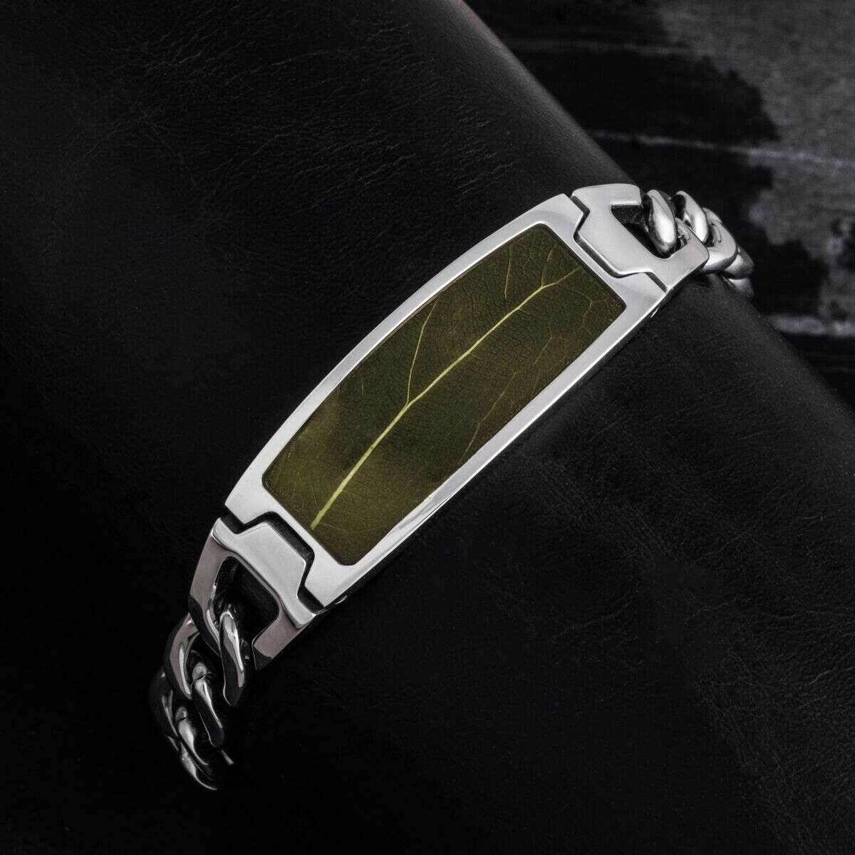 Modulus Armband (Blatt/Silber)