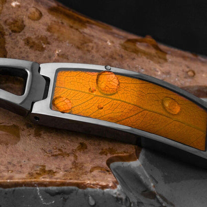 Modulus Armband (Blatt/Dunkelgrau)