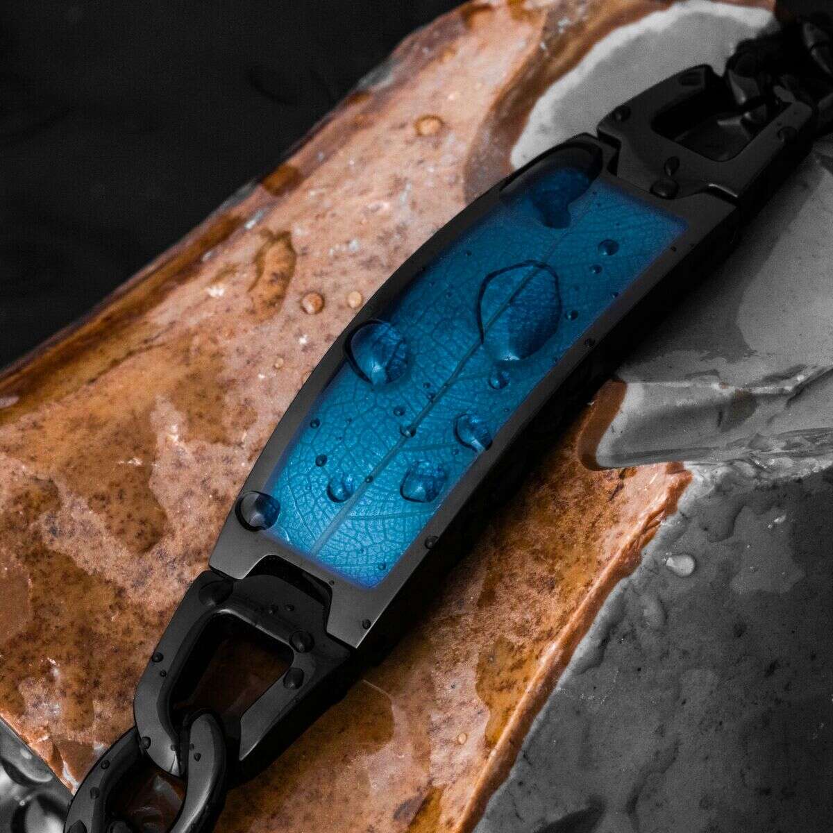 Modulus Armband (Blatt/Schwarz)