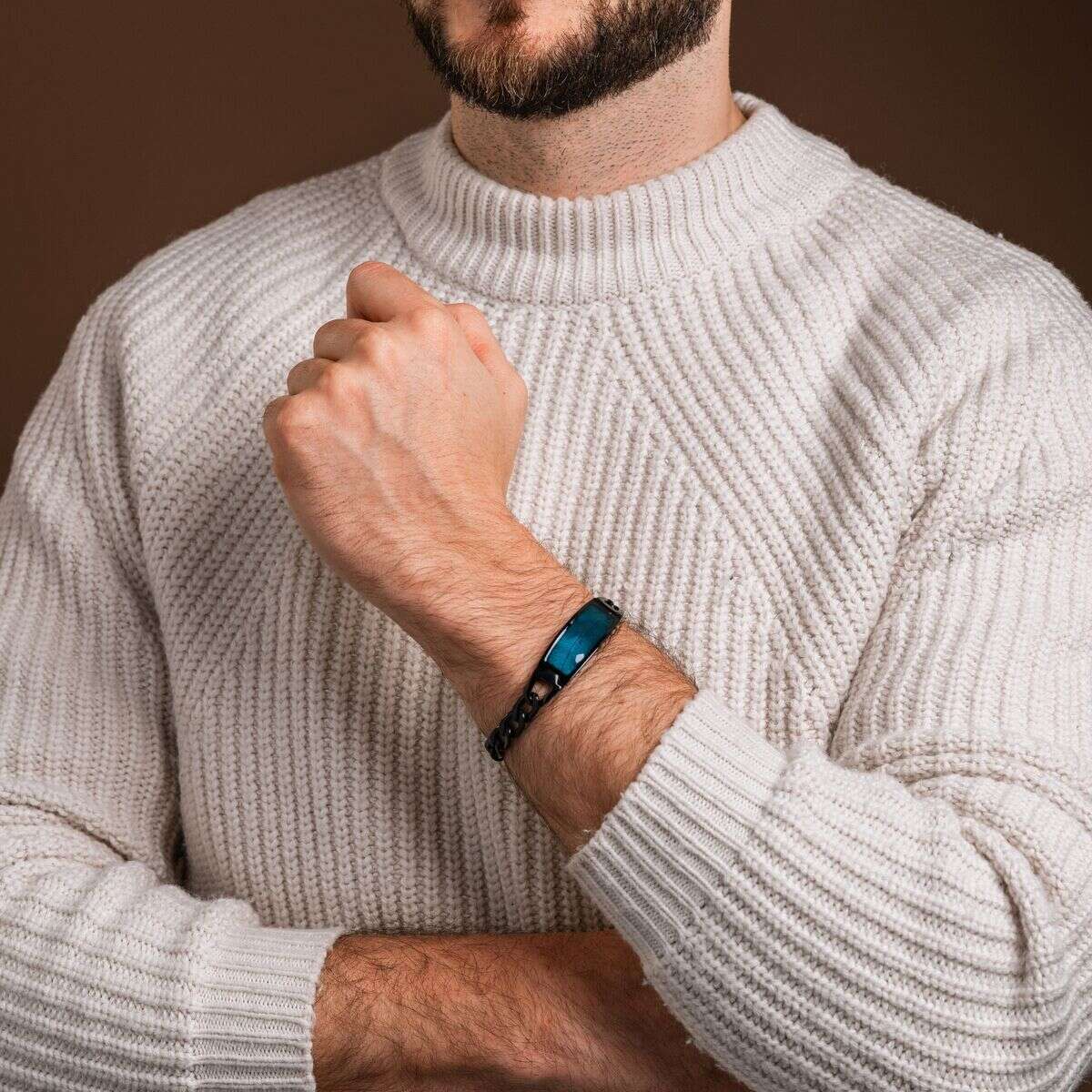 Modulus Armband (Blatt/Schwarz)