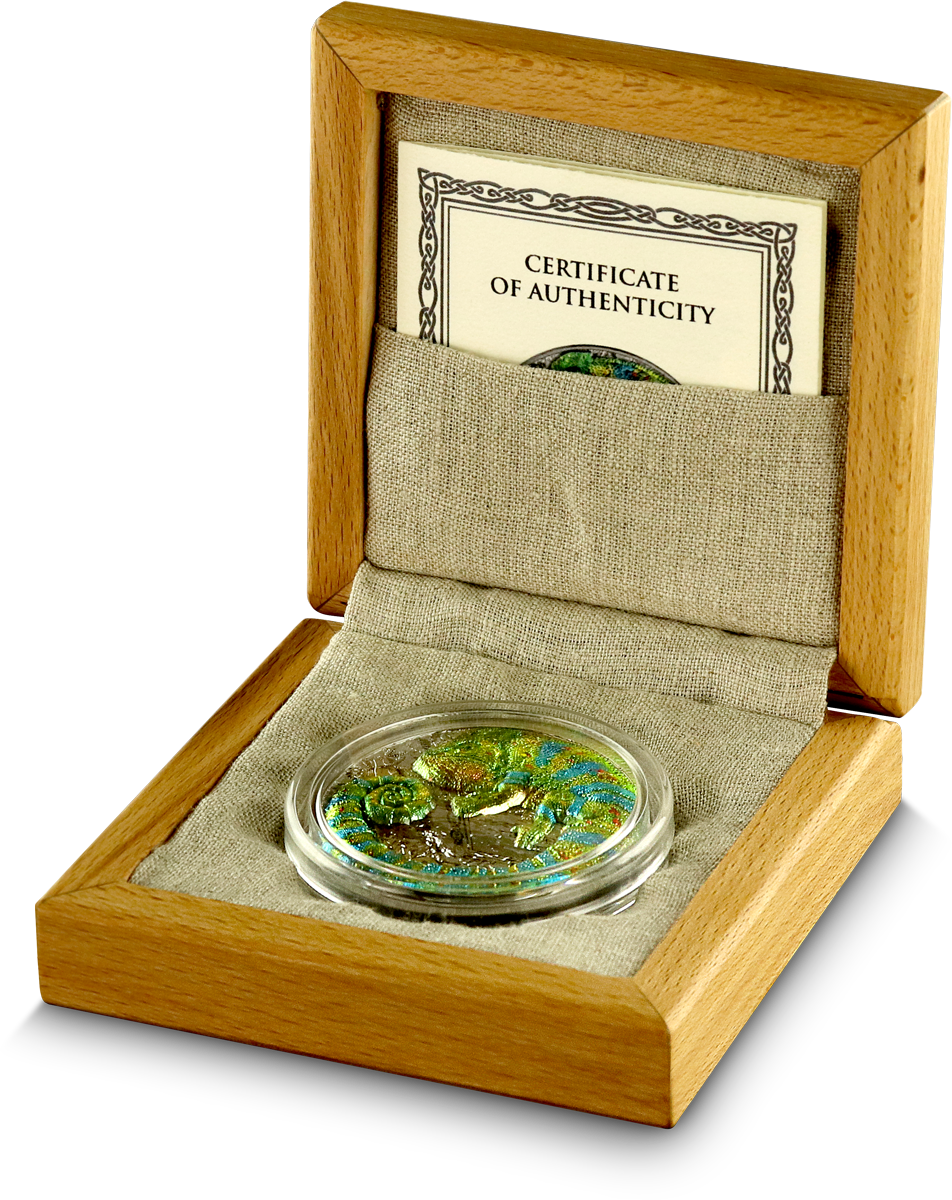 Niue Island 2023 – Chamäleon 2 oz Silber HR