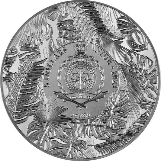 Niue Island 2023 – Chamäleon 2 oz Silber HR