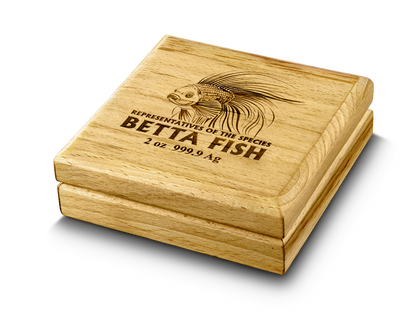 Niue Island 2024 – Betta-Fisch 2 oz Silber HR