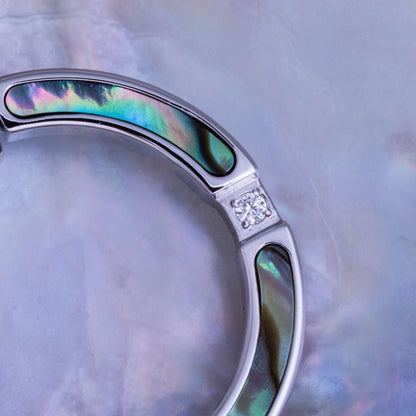 Campania Halskette Abalone & Silber