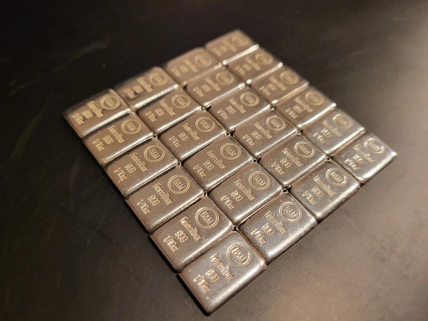 1/10 oz Silberbarren B&M