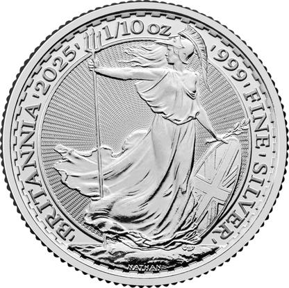 1/10 Unze Silber Britannia 2025