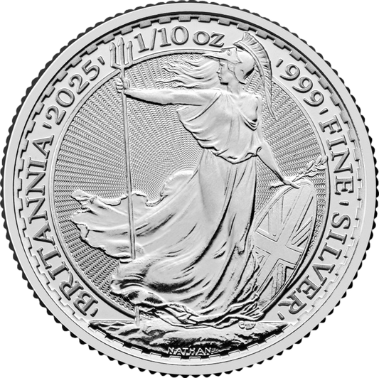 1/10 Unze Silber Britannia 2025