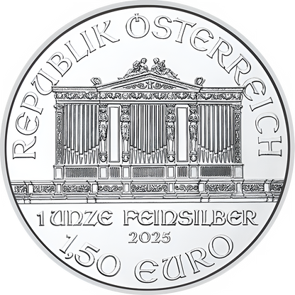 1 Unze Silber Wiener Philharmoniker 2025