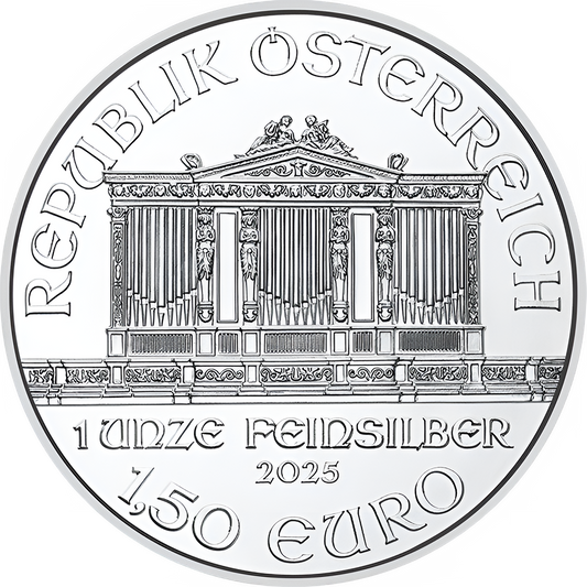 1 Unze Silber Wiener Philharmoniker 2025