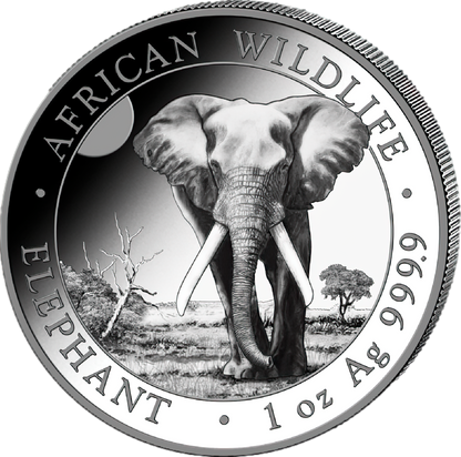1 Unze Silber Somalia Elefant 2025