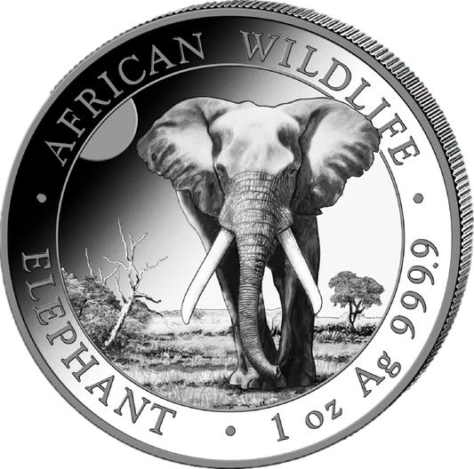 1 Unze Silber Somalia Elefant 2025