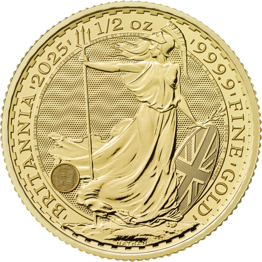 1/2 Unze Gold Britannia 2025