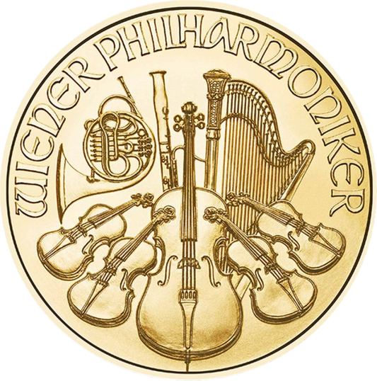 1/2 Unze Gold Wiener Philharmoniker 2025