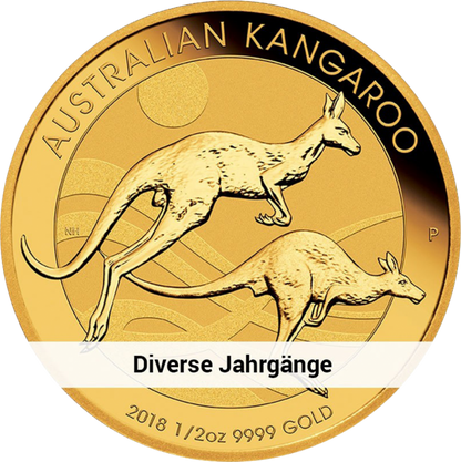 1/2 Unze Goldmünze Känguru Nugget (diverse Jahrgänge)