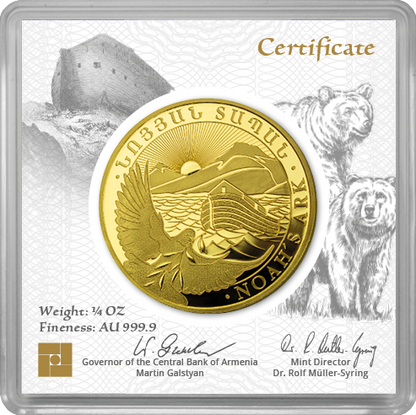 1/4 Unze Gold Arche Noah 2025 (Auflage: 25.000)