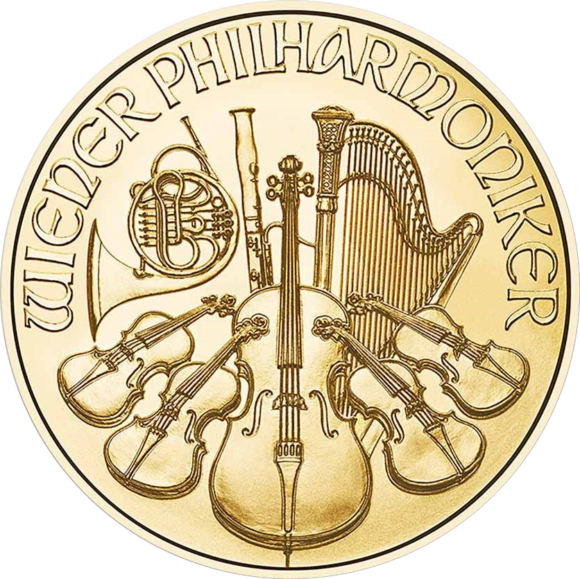 1/10 Unze Gold Wiener Philharmoniker 2025