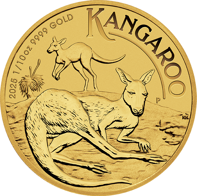 1/10 Unze Gold Känguru Nugget 2025